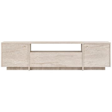 Evila TV-meubel - Beige - Nieuw/Ongebruikt - IJzer/Melamine, Verzenden, 150 tot 200 cm, Nieuw, Scandinavisch