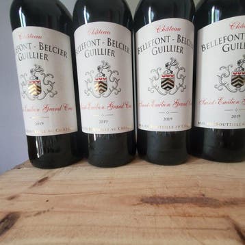 2019 Chateau Bellefont Belcier Guillier - Saint-Émilion, Verzamelen, Nieuw
