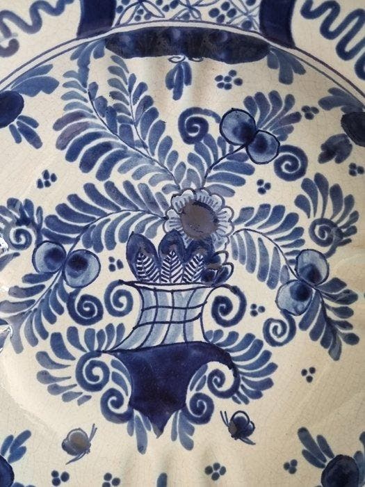Plat - Faïence de Delft, Porcelaine, Antiquités & Art, Antiquités | Verre & Cristal