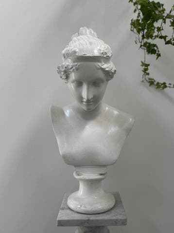 Buste, Aphrodite, Venus - 62 cm - Gips
