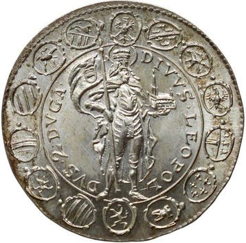 Oostenrijk. Ferdinand III Habsburg. 2 Ducats in Silver 1642