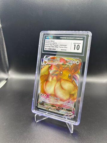 Pokémon - 1 Graded card - Eevee VMAX SWSH087 Promo card -