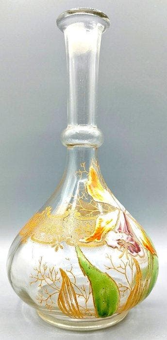 LEGRAS (1839-1916) - Vase - Vase flacon soliflore Art, Antiquités & Art