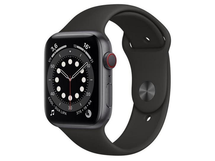 Apple Watch Series 6 - 44mm - Aluminium - Spacegrijs - GPS +, Bijoux, Sacs & Beauté, Montres connectées, Envoi