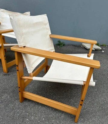 IKEA - Fauteuil (4) - Ash - Fauteuils van hout en stof