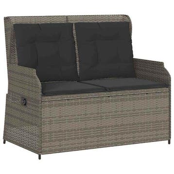 Banc de jardin inclinable gris - Jusqua epuisement - 34%..., Tuin en Terras, Verzenden, Nieuw