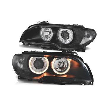 PHARES BMW E46 COUPE 03-06 ANGEL EYES FOND NOIR, Verzenden, Nieuw