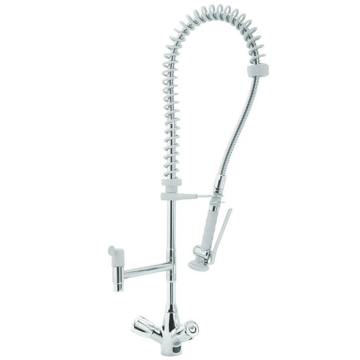 Sproeier | RVS | Kraan + Mengkraangroep Heavy Duty |, Zakelijke goederen, Horeca | Keukenapparatuur, Nieuw in verpakking, Verzenden