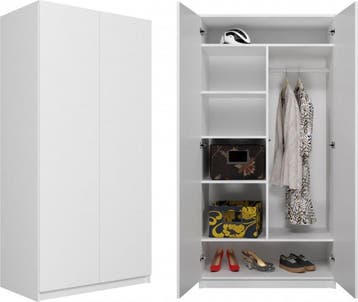 Kledingkasten - Wit (Kledingkast 150 breed, Slaapkamer), Huis en Inrichting, Kasten | Kleerkasten, Verzenden, Nieuw, 50 tot 100 cm