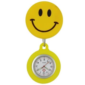 Fako - Verpleegstershorloge - 3D Roller - Emoji Smile, Verzenden, Nieuw