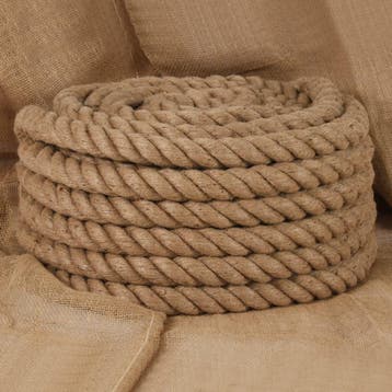 vidaXL Touw 5 m lang 50 mm dik jute, Verzenden, Nieuw