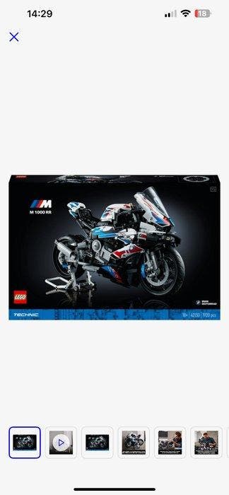 Lego Set - 42130 - Technic - LEGO Technic BMW M 1000 RR, Kinderen en Baby's, Speelgoed | Duplo en Lego