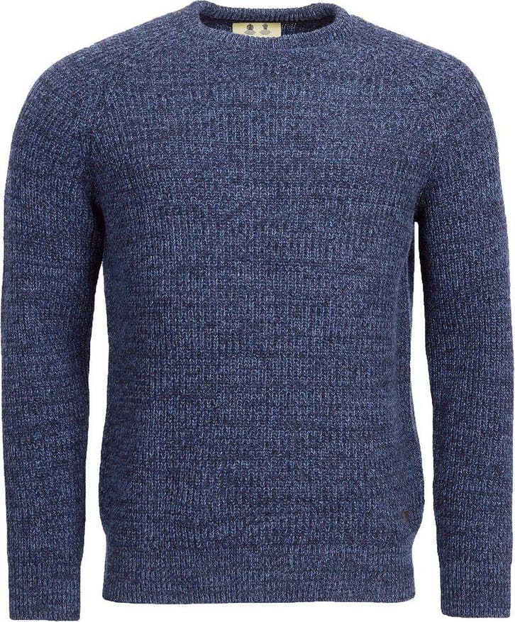 Barbour Trui Lamswol Knitted Navy maat Maat 48/50 (M) Heren, Kleding | Heren, Truien en Vesten, Blauw, Nieuw, Maat 48/50 (M), Verzenden