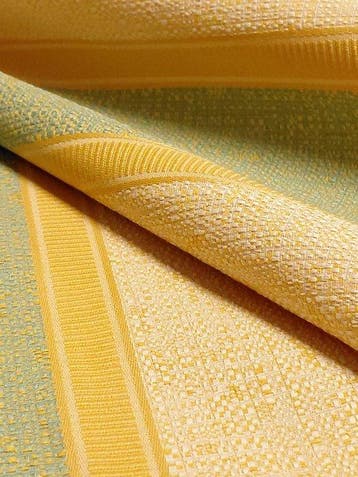 Tessuto Arredo Rigato Giallo e Verde cm 515 x 280 – Donati