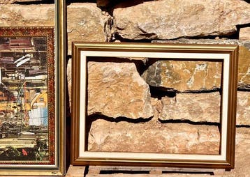 Lijst (3) - Hout, Verguld - Kavel 3: enorme lijsten, Antiek en Kunst