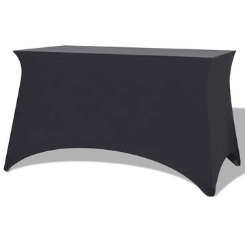 vidaXL Tafelhoes stretch antraciet 183x76x74 cm 2 st, Verzenden, Nieuw