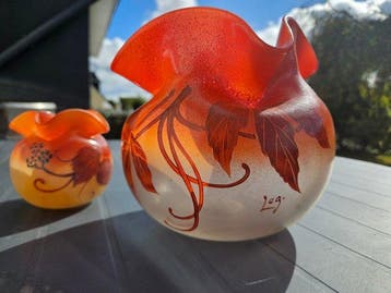 Legras & Cie. - François-Théodore Legras - Vase (2) - Verre
