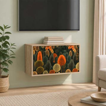 vidaXL Wand gemonteerd TV Kast ZAANDAM 69 x 33 x 40 cm, Verzenden, Nieuw