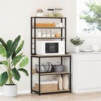 vidaXL Keukenplank Sonoma Eik 80 x 40 x 168 cm Bewerkt hout, Verzenden, Nieuw