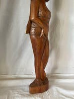 Beeldje - Balinese danseres houten beeld - Hout