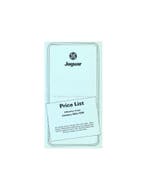 1976 JAGUAR PRIJSLIJST ENGELS, Livres