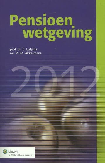 Pensioenwetgeving 9789013104592, Boeken, Verzenden, Gelezen