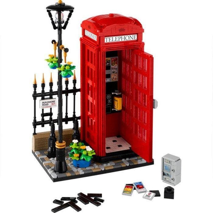 Lego Set - 21347 - Ideas (CUUSOO) - Red London Telephone Box, Kinderen en Baby's, Speelgoed | Duplo en Lego