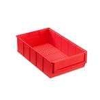 Magazijnbak 300x183x81 mm rood kunststof nieuw Nieuw, Ophalen of Verzenden