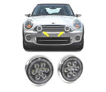PHARES ANTIBROUILLARD LED ANGEL EYES POUR MINI, Verzenden