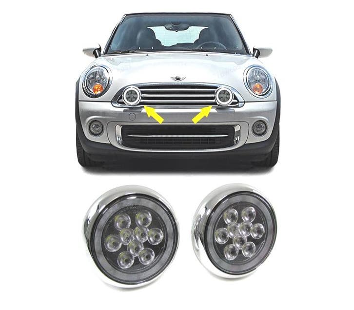 PHARES ANTIBROUILLARD LED ANGEL EYES POUR MINI, Auto-onderdelen, Verlichting, Verzenden