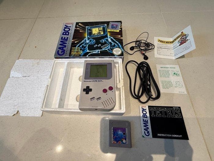 Nintendo - Gameboy Classic - Game Boy DMG-01 c/w Box, foam,, Consoles de jeu & Jeux vidéo, Consoles de jeu | Accessoires Autre