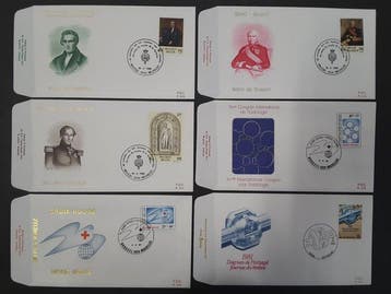 België 1980/2003 - België 575 verschillende FDC, Postzegels en Munten, Gestempeld