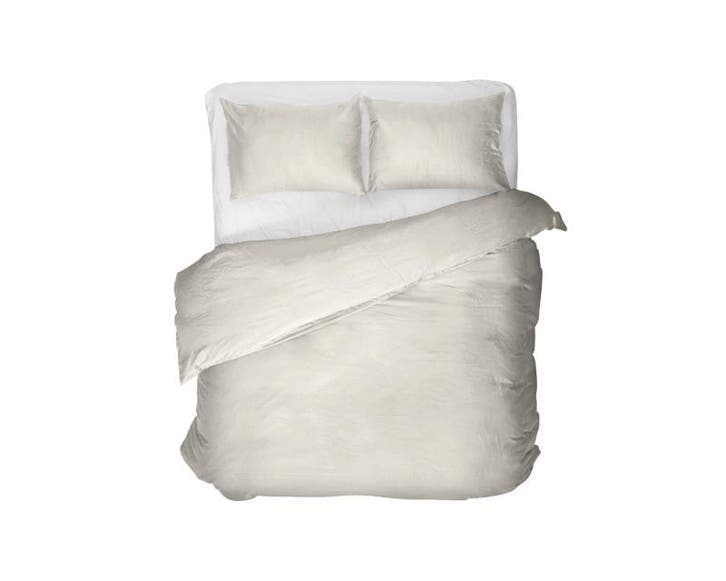 PRIMAVIERA DELUXE Egyptisch Katoen Uni Creme - 240 x 200/260, Huis en Inrichting, Slaapkamer | Beddengoed
