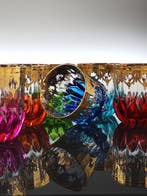 Drinkservies (6) - 24 kt goud - Handgeschilderde gouden