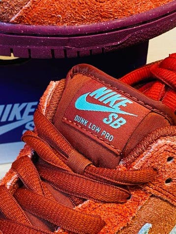 Nike SB - Dunk Low Pro Mystic Red P38 - Sneakers - Taille :
