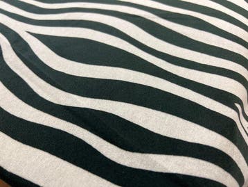 Meubelstof - 510 cm - 140 cm - Velours zebra 510 x 140