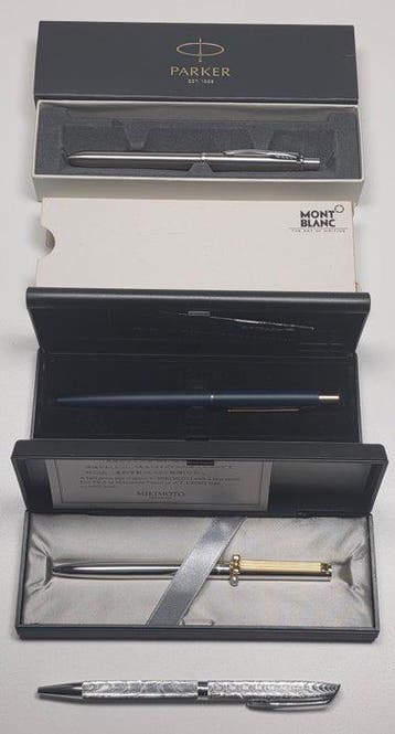 Montblanc, Parker, Waterman - Sans prix de réserve - Stylo, Nieuw