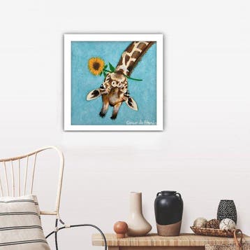 Coco de Paris - Giraffe with sunflower
