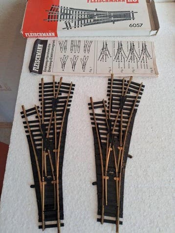Fleischmann H0 - 6044, 6057, 6099, 6927 - Voie ferrée pour, Nieuw