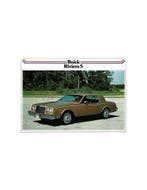 1979 BUICK RIVIERA S  LEAFLET NEDERLANDS, Ophalen of Verzenden, Nieuw