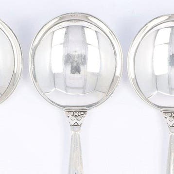 Georg Jensen - Johan Rohde - Model Acorn - Soeplepel -