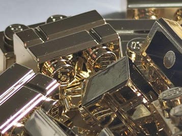 Lego Stenen - Castle - LEGO bricks 1x2 custom chrome gold, Kinderen en Baby's, Speelgoed | Duplo en Lego, Nieuw