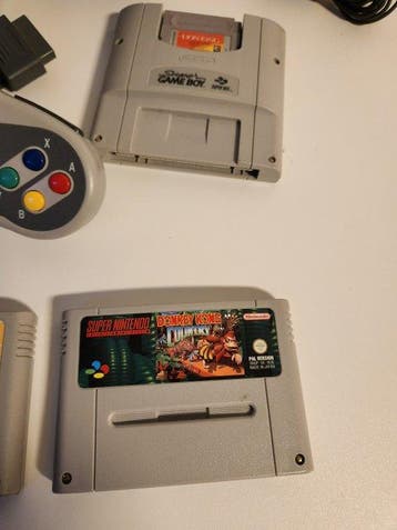 Nintendo - Snes - Super Nintendo & 7 Games & 2 Controllers &, Nieuw