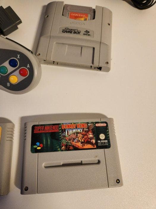 Nintendo - Snes - Super Nintendo & 7 Games & 2 Controllers &, Games en Spelcomputers, Spelcomputers | Overige Accessoires