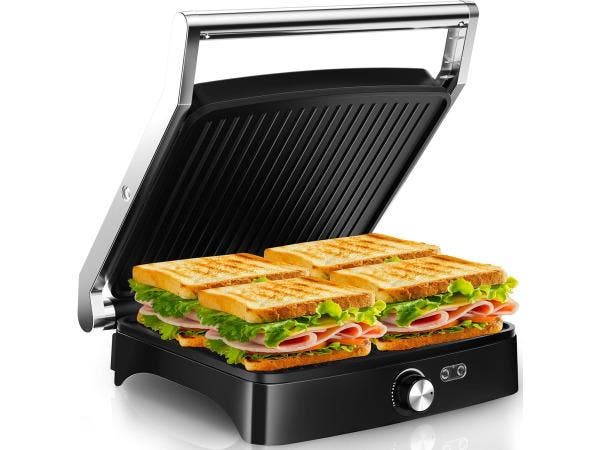 Veiling - YASHE Contact Grill Sandwichmaker - 180° draaibaa, Electroménager, Grils de contact