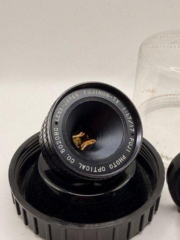 Fujinon Fujinon-TV 17mm f/1.7 Vintage TV Lens – Made in