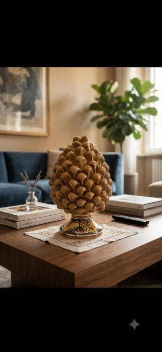Ornement décoratif - Majorque - Italie - Pomme de pin en