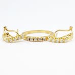 Ensemble de bijoux 2 pièces - 18 carats Or jaune - 0.52ct., Bijoux, Sacs & Beauté