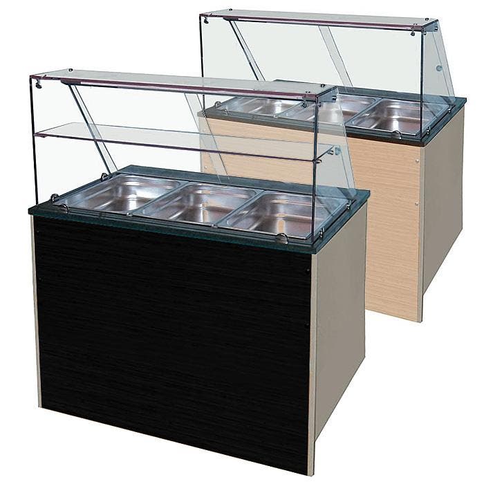 Gekoeld buffet voor 3x GN 1/1 met houten frontpaneel | 1070, Articles professionnels, Horeca | Équipement de cuisine, Envoi