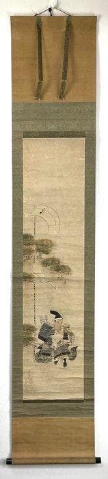 Tsunetomi Samoerai Krijger Hangende Rol - Tsunetomi - Japan, Antiek en Kunst